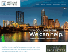 Tablet Screenshot of mathiaspartners.com